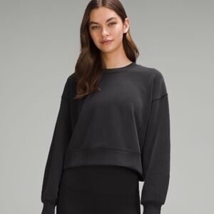 lululemon softstreme perfectly oversized cropped crew